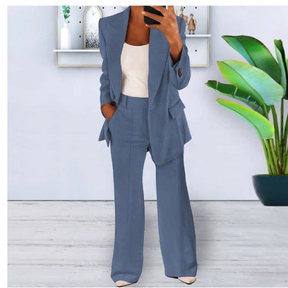 Melanie – Stylish Slim-fit Cardigan Suit Jacket