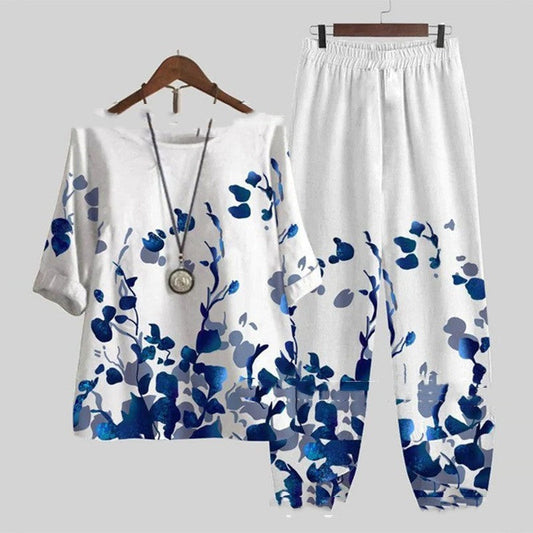 Fiona – Women's Printed Top and Pants