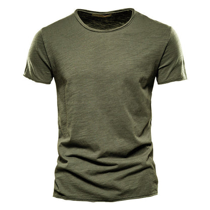 Stuart – Men's Slim Solid Color Short Sleeve T-shirt