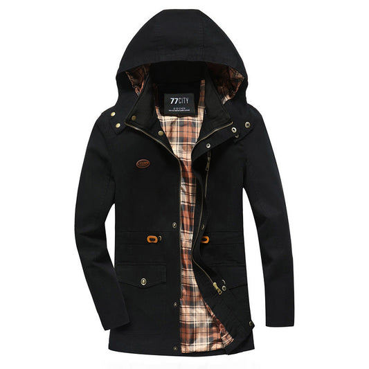 Jay – Military Style Mid Length Jacket