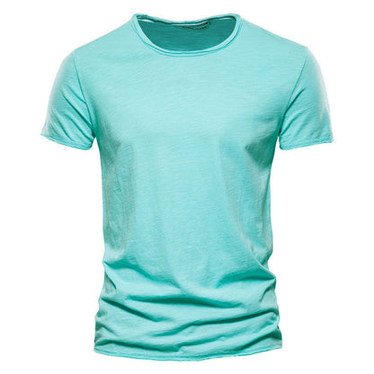 Stuart – Men's Slim Solid Color Short Sleeve T-shirt