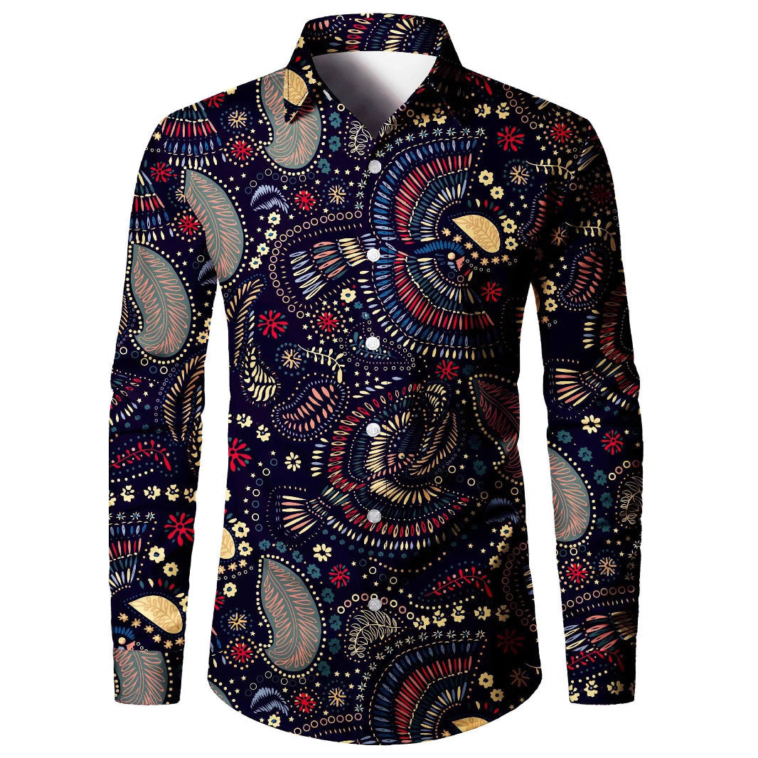 Reginald – Men's 3D Digital Printed Slim Cardigan