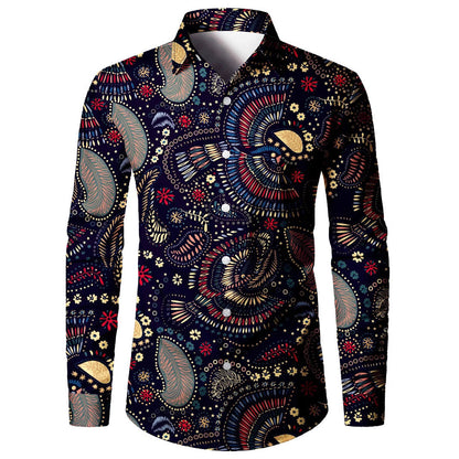 Reginald – Men's 3D Digital Printed Slim Cardigan