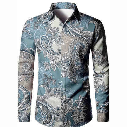 Reginald – Men's 3D Digital Printed Slim Cardigan
