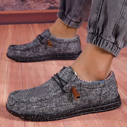 Men's Casual Slip-On Canvas Loafers – Everyday Comfort and Timeless Style