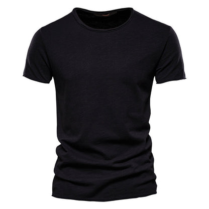 Stuart – Men's Slim Solid Color Short Sleeve T-shirt