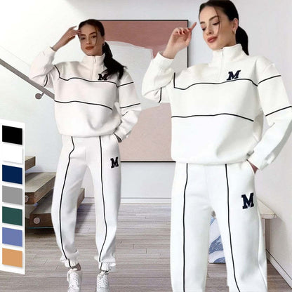Sophia – Women's 2 Piece Lounge Hoodie Pullover Sweatsuit Set