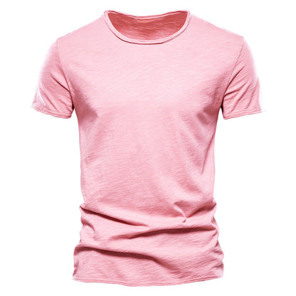 Stuart – Men's Slim Solid Color Short Sleeve T-shirt