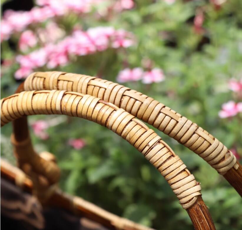 Brenda – Bamboo Woven Travel Handbag