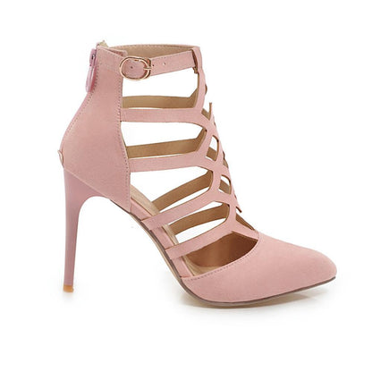 Natalie – High Heel Cutout Roman Shoes