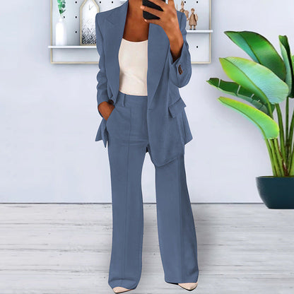 Melanie – Stylish Slim-fit Cardigan Suit Jacket