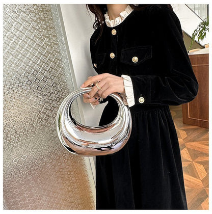 Gabrielle – Acrylic Handbag Moon Dinner Bag Crossbody