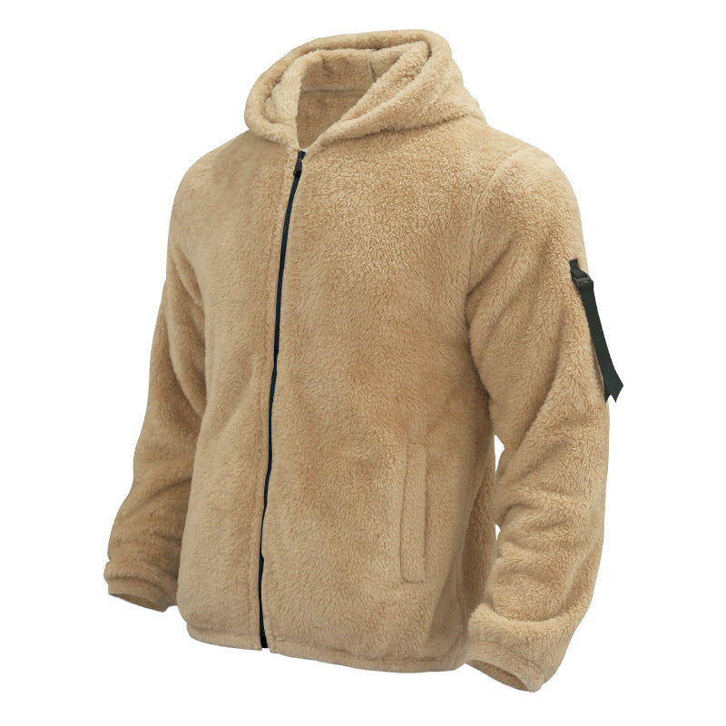 Isaac – Plush Hooded Jacket for Men