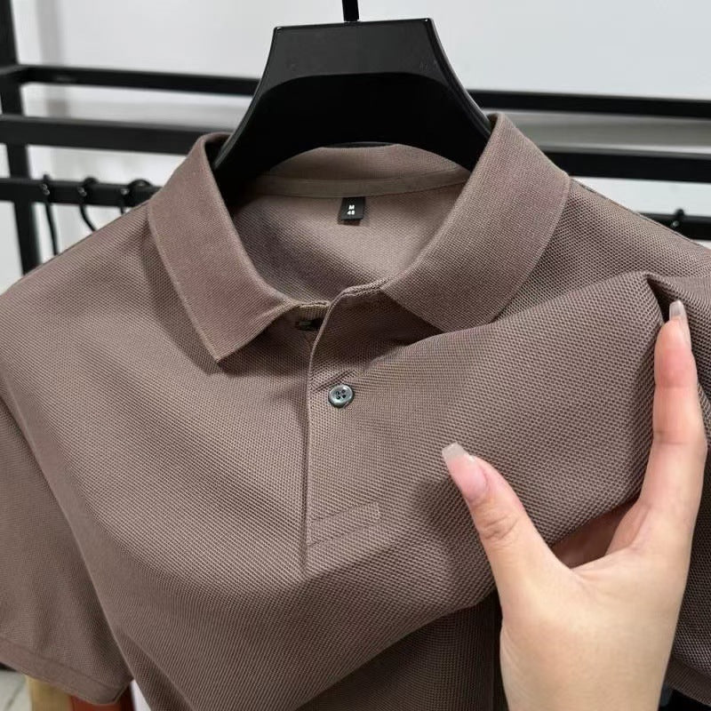 Gerald – Embroidered Fashion T-shirt with Lapel