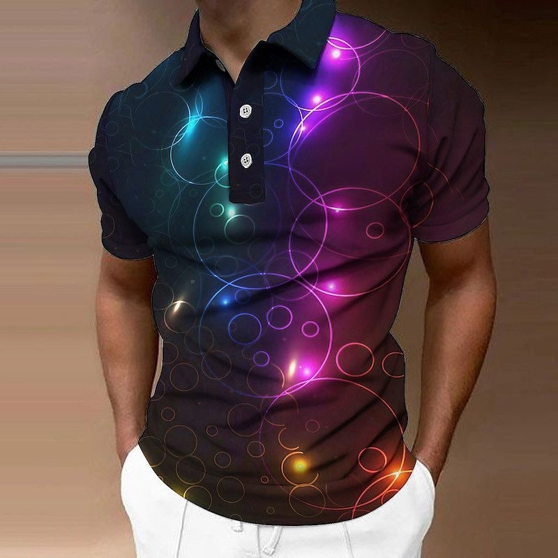 Calvin – Short Sleeve Sailboat Print Street Style T-Shirt