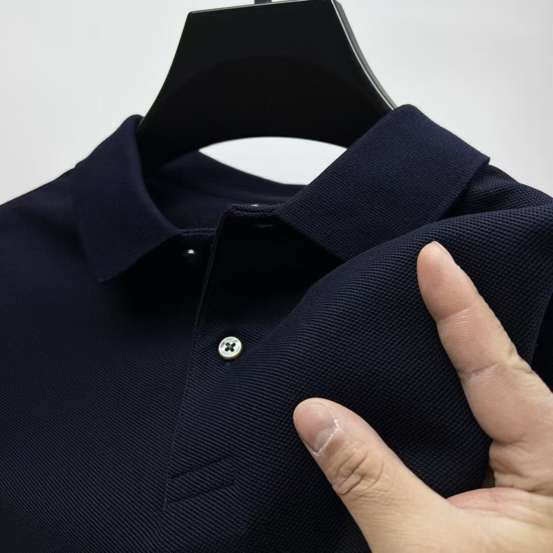 Gerald – Embroidered Fashion T-shirt with Lapel