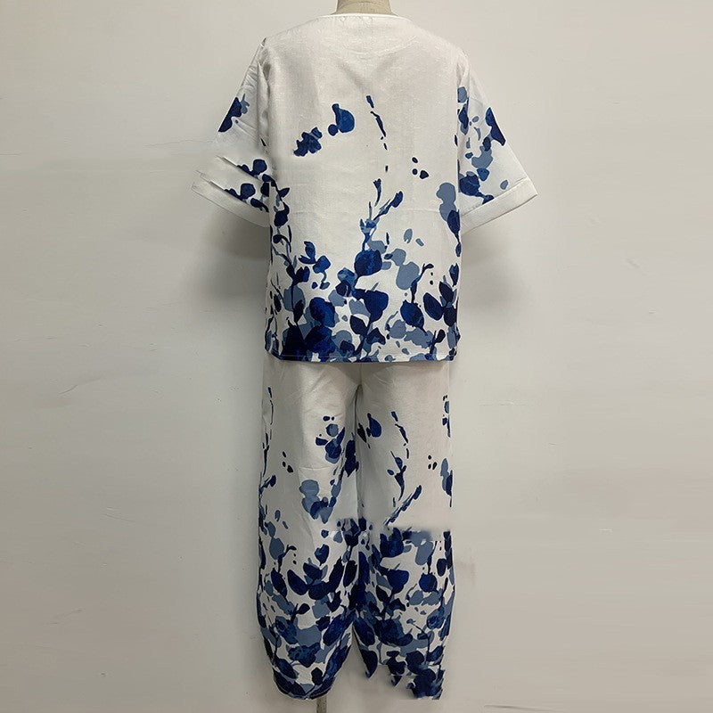 Fiona – Women's Printed Top and Pants