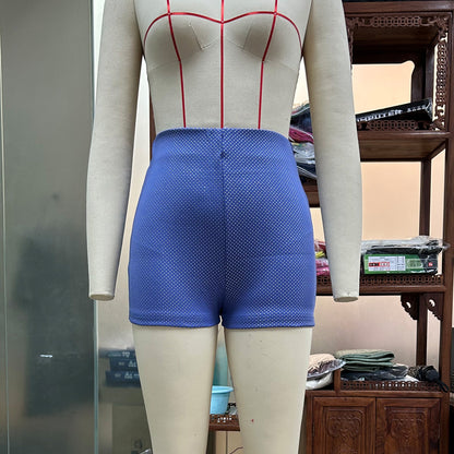 Laura – Shiny High Waist Shorts