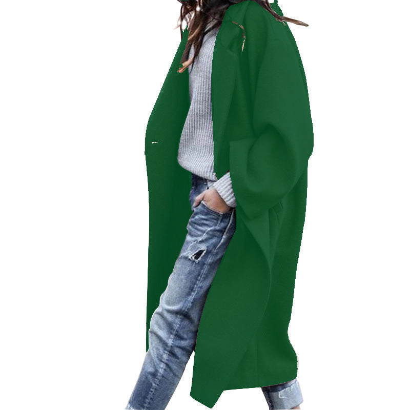 Natasha – Casual Long Jacket with Pockets