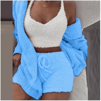 Tanya – Cozy Women's Pajama Set with Vest and Shorts