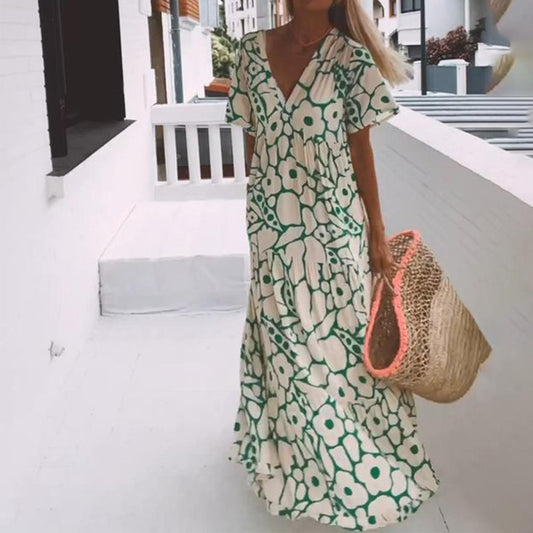 Carol – Women's Green Maxi Dress