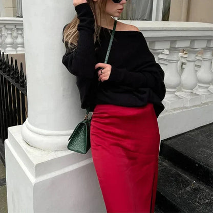 Women's Elegant Relaxed Fit Cozy Sweater for Everyday Wear