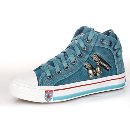 Jean – High-Top Breathable Lace-Up Sneakers