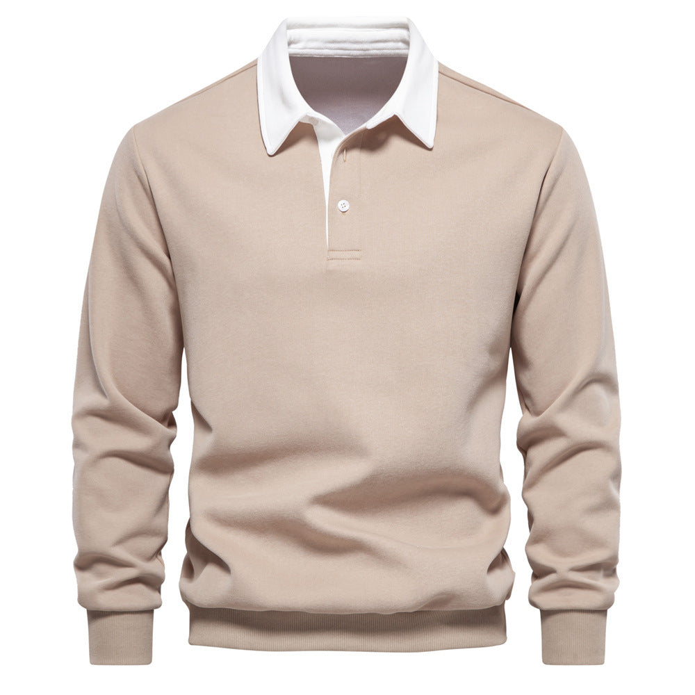 Gabrielle – Versatile Long Sleeve Polo Collar Sweater