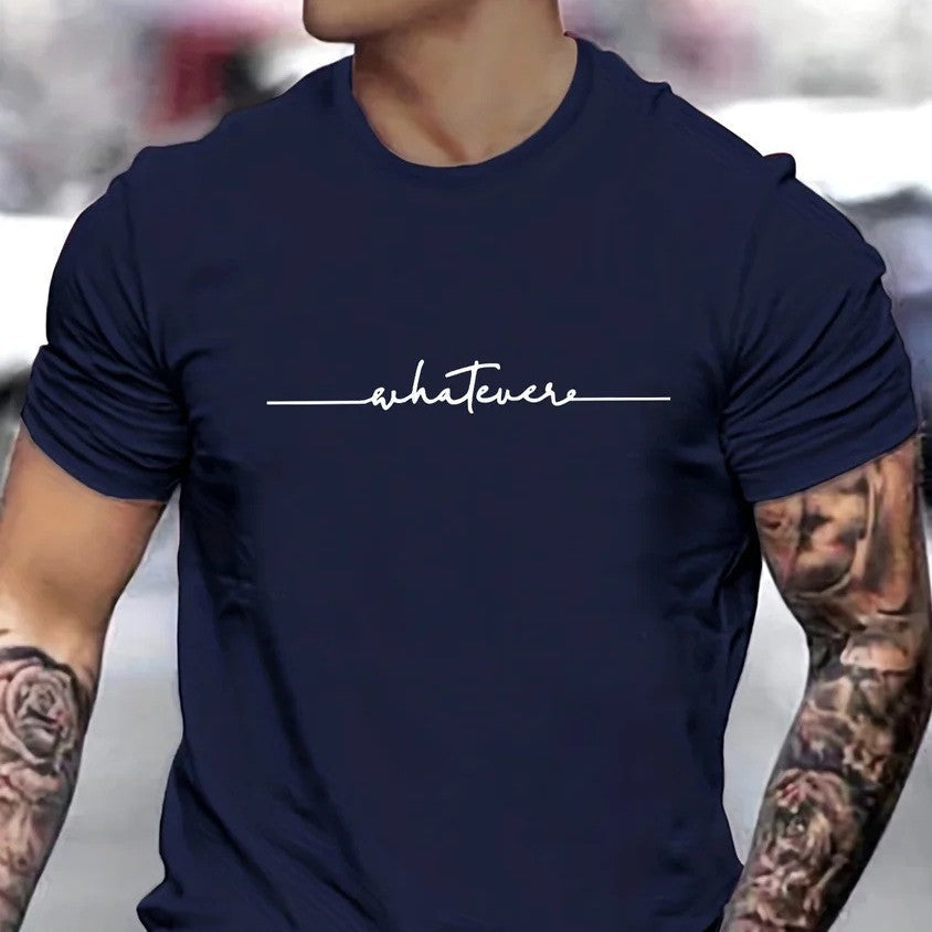 Rodney – Plus Size Funny Printed Casual Round Neck T-shirt