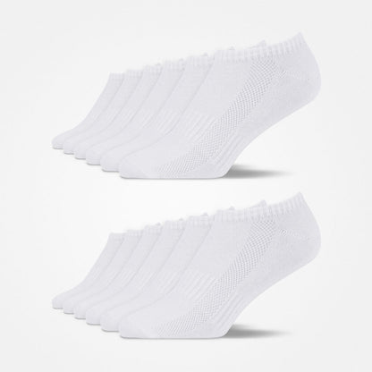 Robyn – Unisex Sneaker Socks in White