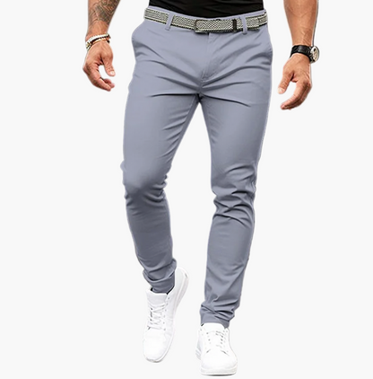 Men's Slim Fit Versatile Dress Pants for Casual and Formal Wear