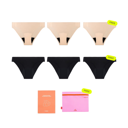 Linda – Women's Leakproof Travel Pack Panties