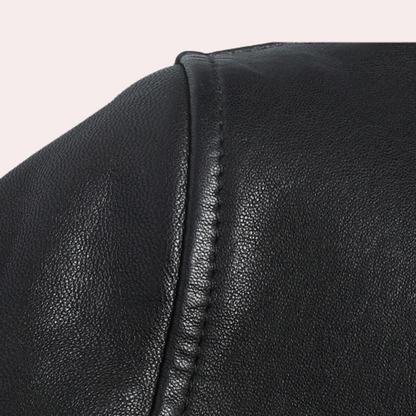 Men's Classic Biker Leather Jacket Versatile Style for All Occasions