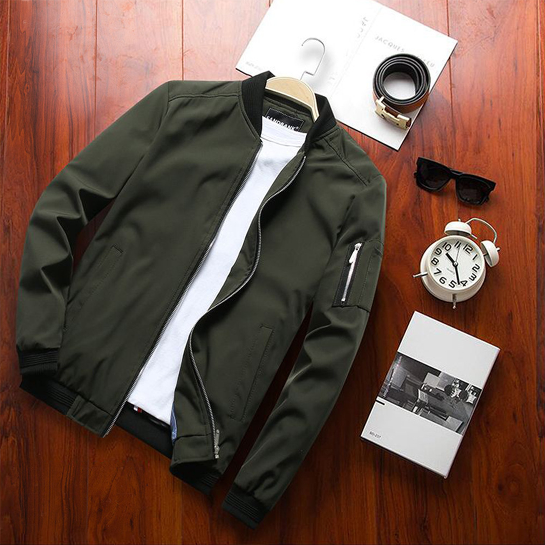 Men's Bomber Jacket Lightweight Summer Casual Stylish Outerwear
