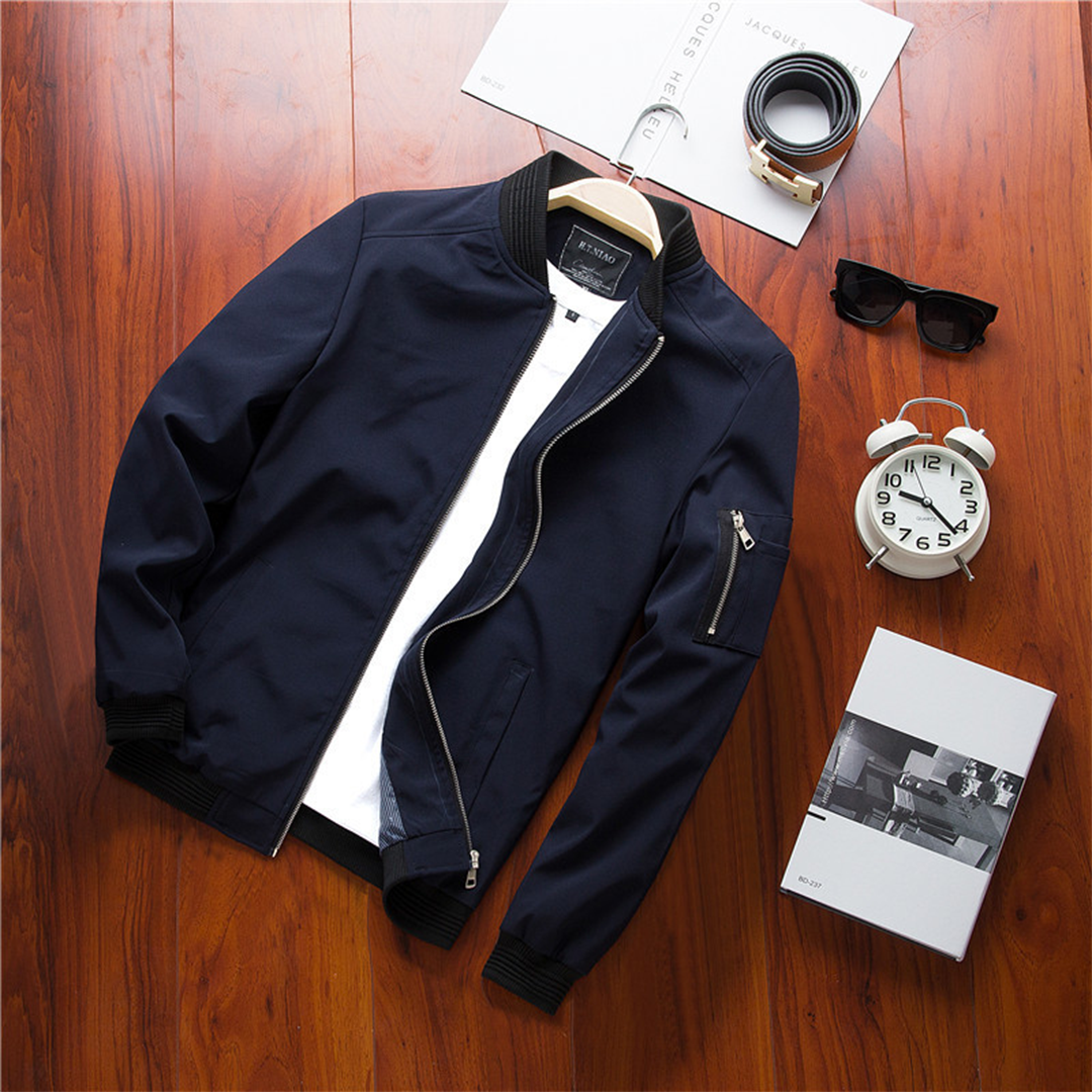 Men's Bomber Jacket Lightweight Summer Casual Stylish Outerwear
