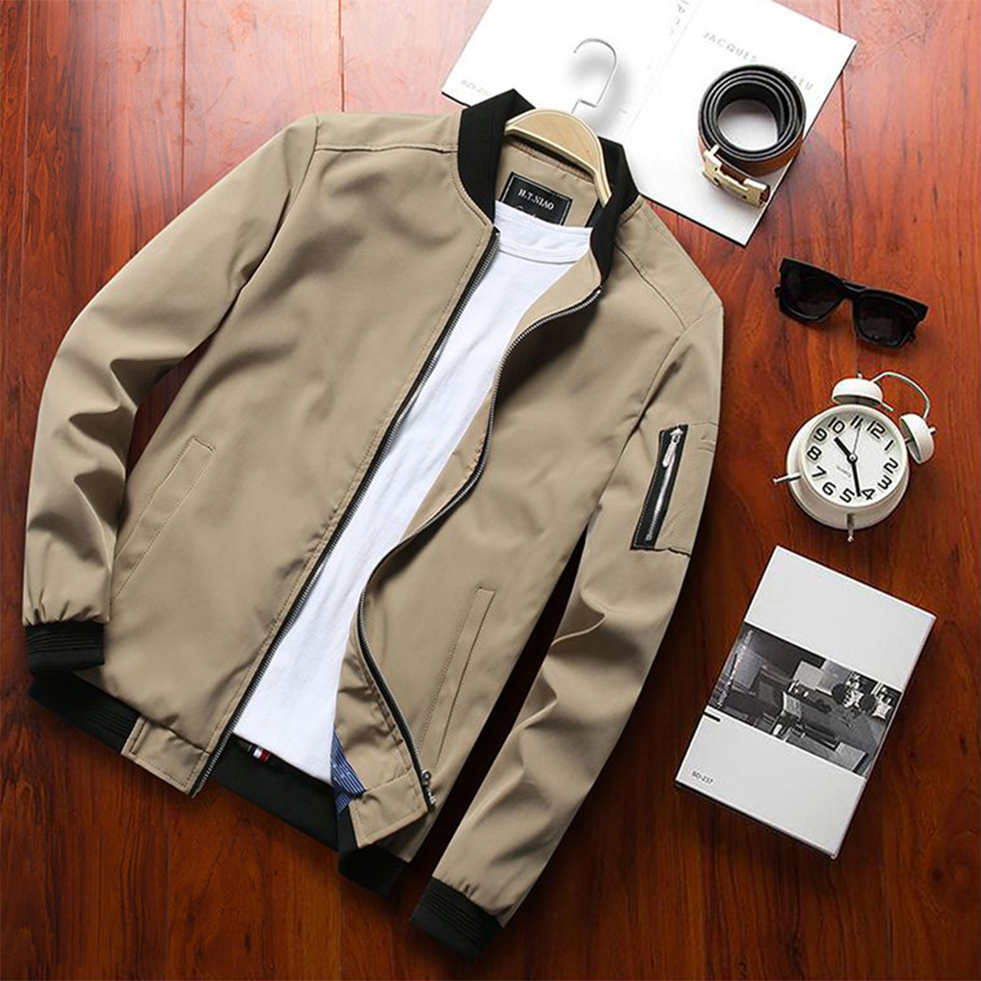 Men's Bomber Jacket Lightweight Summer Casual Stylish Outerwear