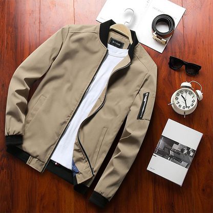 Men's Bomber Jacket Lightweight Summer Casual Stylish Outerwear