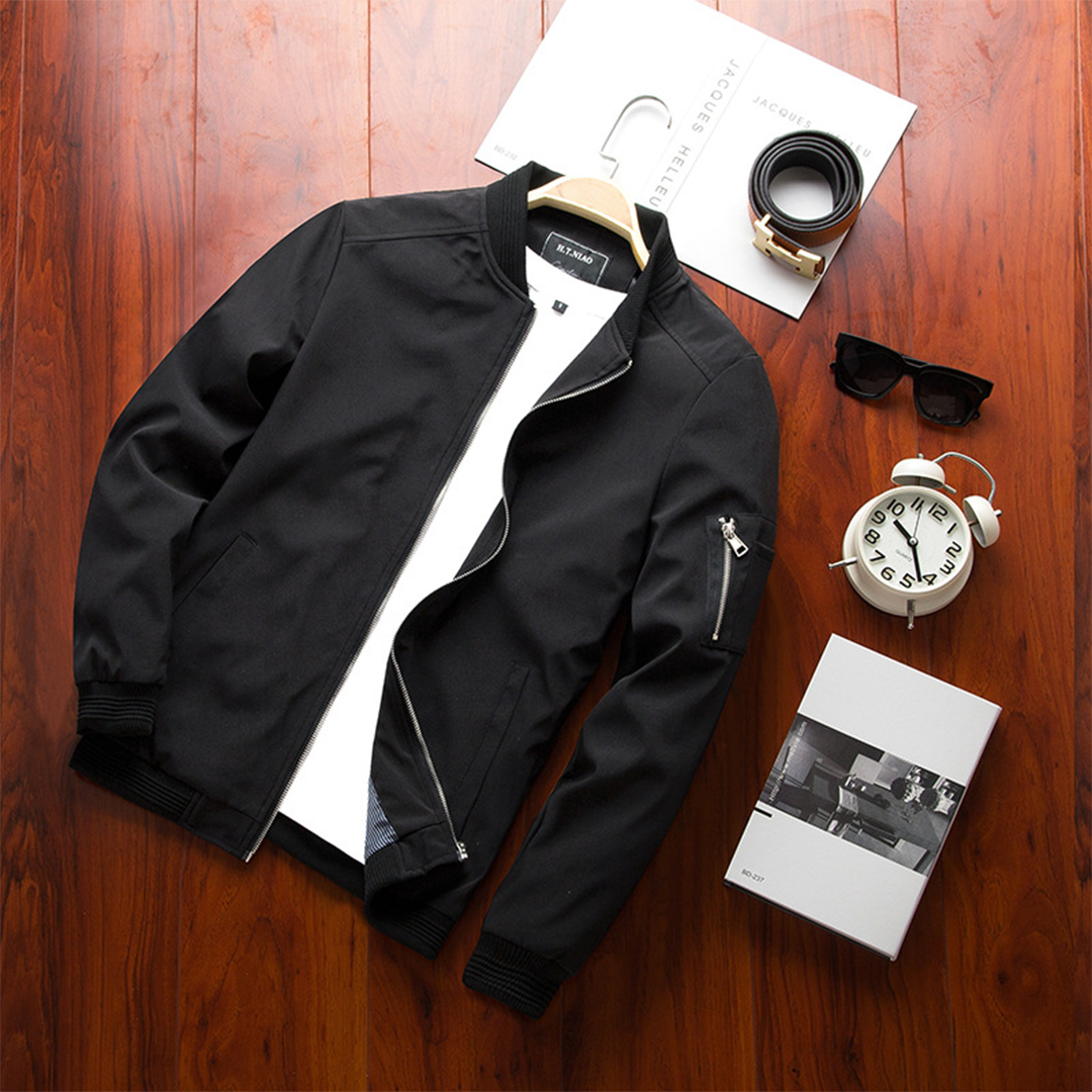 Men's Bomber Jacket Lightweight Summer Casual Stylish Outerwear
