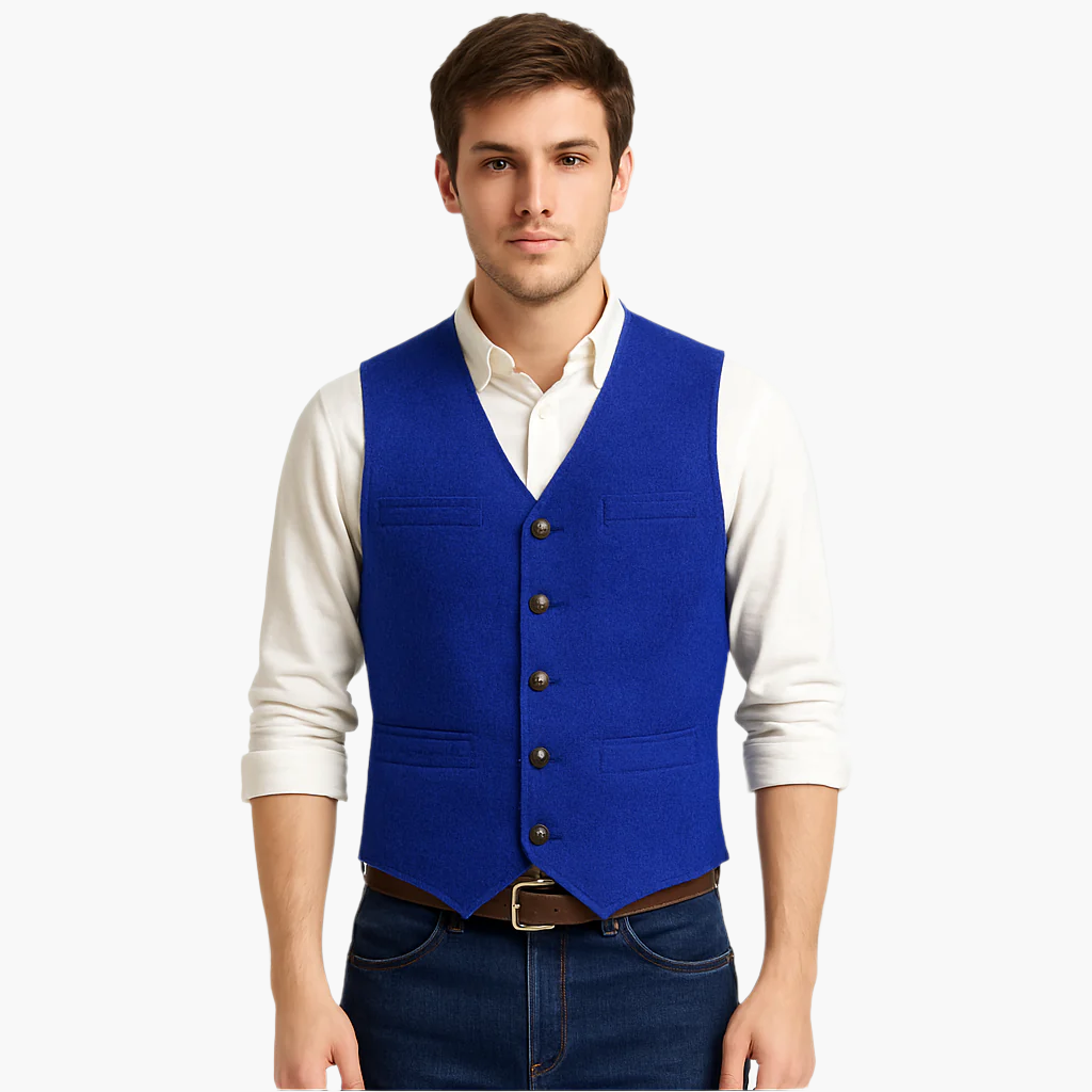 Men's Modern Slim Fit Vest for Effortless Style – Versatile Business & Casual Wear