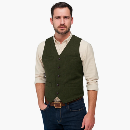 Men's Modern Slim Fit Vest for Effortless Style – Versatile Business & Casual Wear