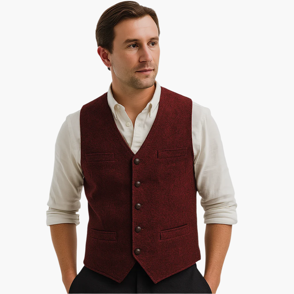 Men's Modern Slim Fit Vest for Effortless Style – Versatile Business & Casual Wear