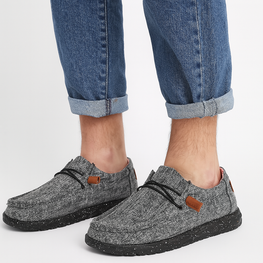 Men's Casual Slip-On Canvas Loafers – Everyday Comfort and Timeless Style