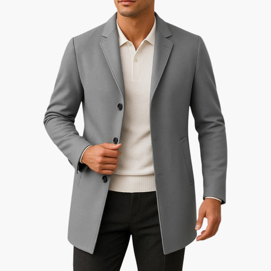 Men's Classic Tailored Spring Jacket – Modern Business & Casual Outerwear
