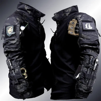Men's Tactical Combat Suit Set – Military Style Uniform for Outdoor and Utility Use