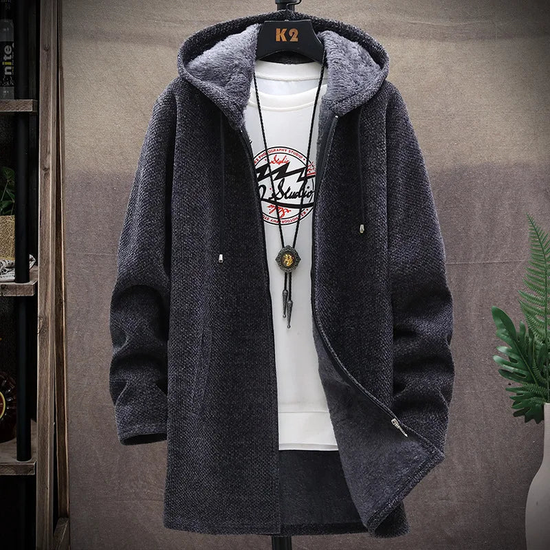 Howard – Men's Slim Hooded Cardigan