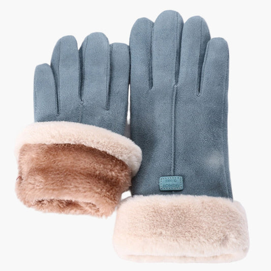 Women's Winter Touchscreen Warm Fluffy Gloves – Waterproof, Stylish & Practical