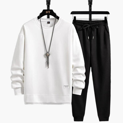 Men's Modern Relaxed Fit Jogging Set – Casual Lounge Tracksuit with Sweatshirt and Pants