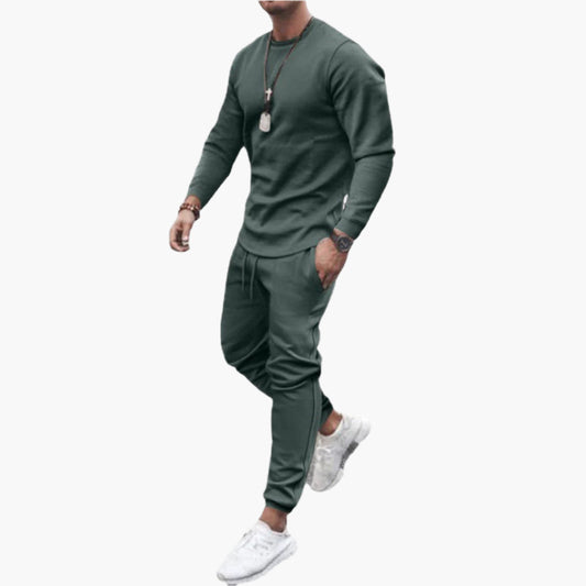 Men's Athletic Tracksuit Set – Modern Fit Casual Loungewear and Workout Outfit