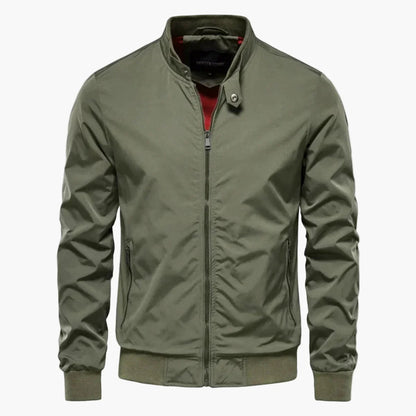 Men's Classic Bomber Jacket Lightweight Stylish Casual Outerwear