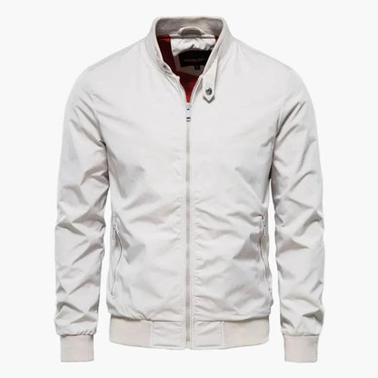 Men's Classic Bomber Jacket Lightweight Stylish Casual Outerwear